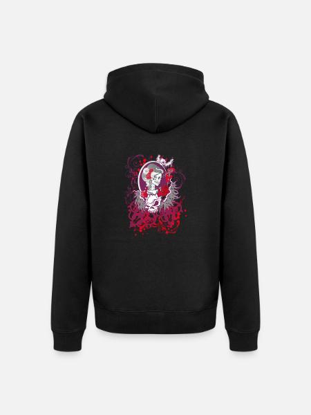 Dia de los Muertos - Unisex Premium Bio Zip Hoodie - Schwarz
