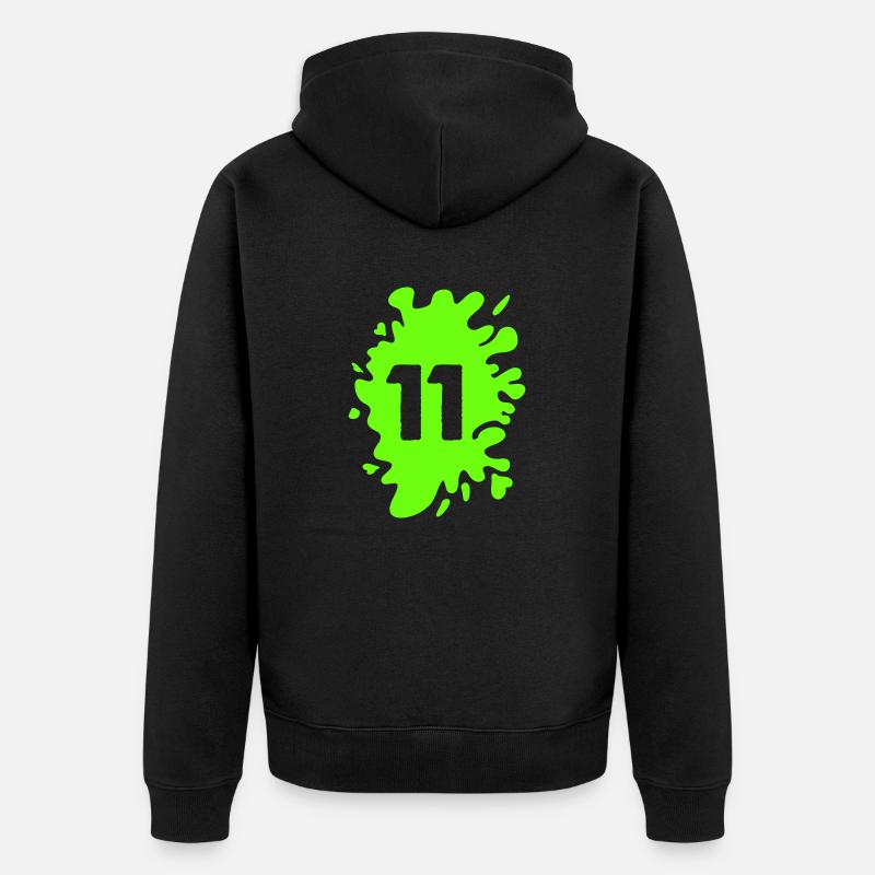 Blob 11 - Veste à capuche bio Premium Unisexe - noir