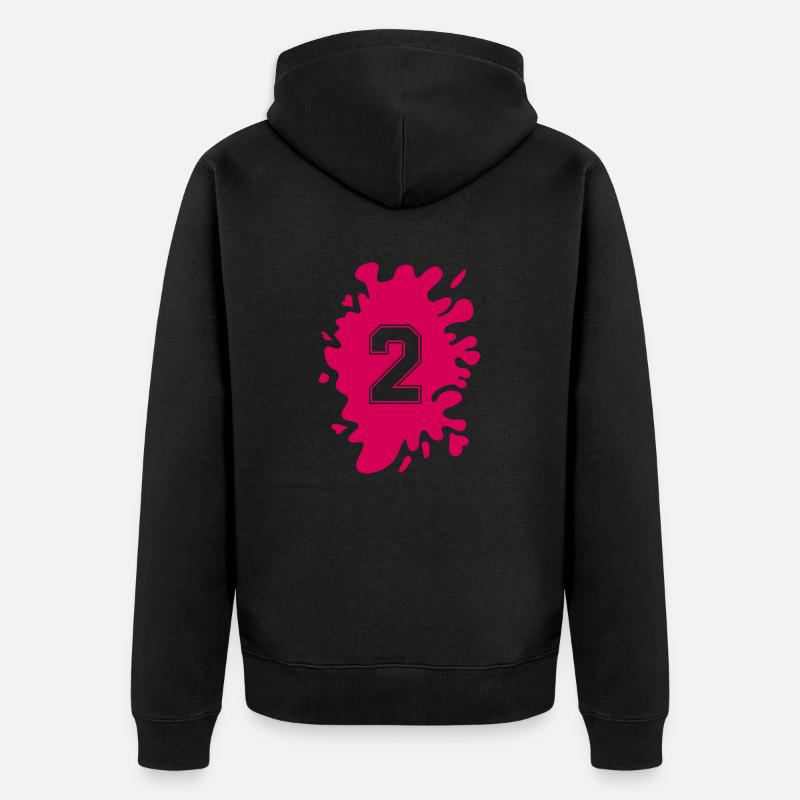 Blob 2 - Veste à capuche bio Premium Unisexe - noir