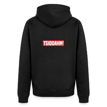 Tsiddahn Sit Down professeur Funny Meme Job School - Veste à capuche bio Premium Unisexe - noir - Dos - Nico (187cm)