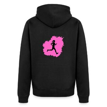 Jogging Running Jogger Jogging Marathon Gift - Veste à capuche bio Premium Unisexe - noir - Dos - Nico (187cm)