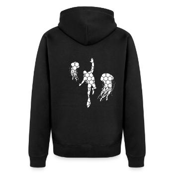 Plongeur Plongeur Hommes Plongée Libre Plongeurs - Veste à capuche bio Premium Unisexe - noir - Dos - Nico (187cm)