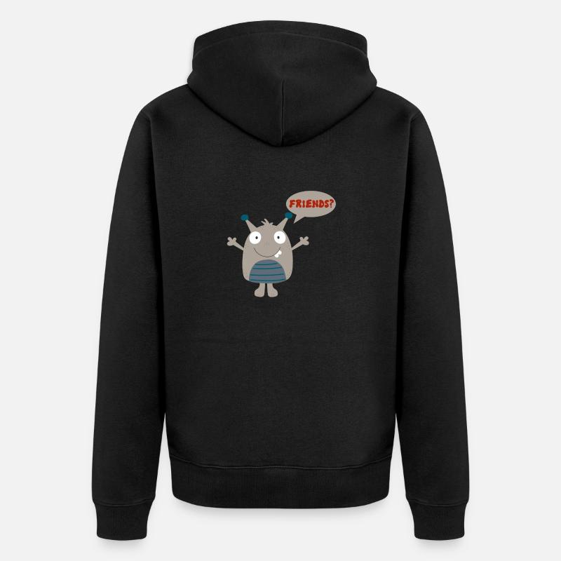 Amis - Veste à capuche bio Premium Unisexe - noir