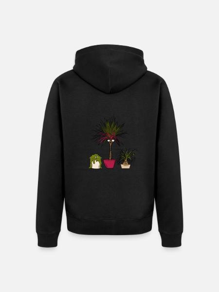 Bad Hair Day - Unisex Premium Bio Zip Hoodie - Schwarz