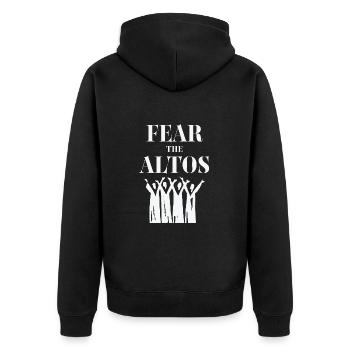 Alto Fear The Altos - Veste à capuche bio Premium Unisexe - noir - Dos - Nico (187cm)