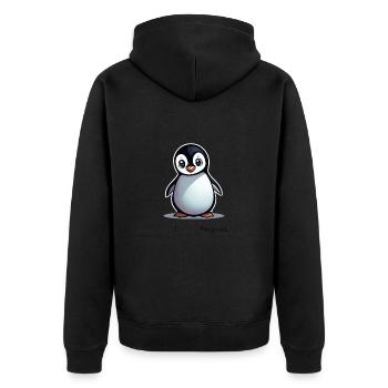 Pingouin - Veste à capuche bio Premium Unisexe - noir - Dos - Nico (187cm)