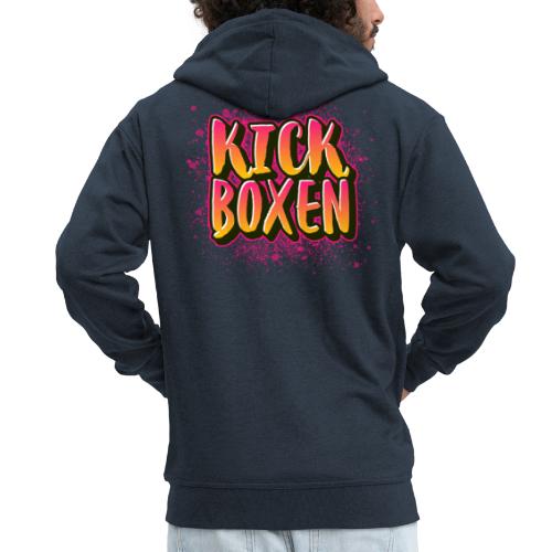 Graffiti Kickboxen - Männer Premium Kapuzenjacke