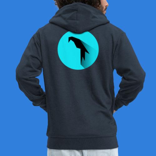Parrot Logo - Men's Premium Hooded Jacket