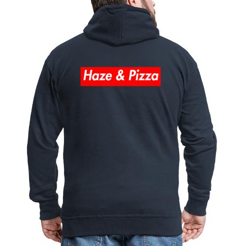 Haze & Pizza - Männer Premium Kapuzenjacke