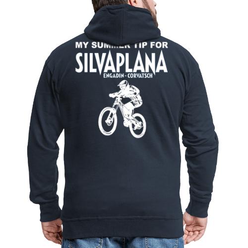 Mein Sommertip für Silvaplana Engadin Mountainbike - Männer Premium Kapuzenjacke