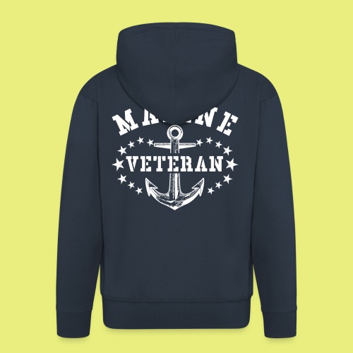 Marine Veteran - Männer Premium Kapuzenjacke