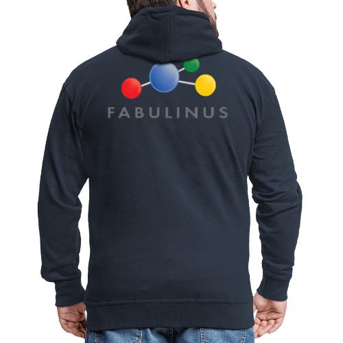 Fabulinus logo enkelzijdig - Mannenjack Premium met capuchon