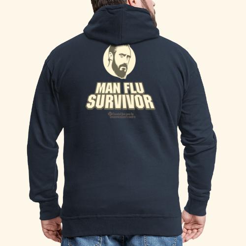 Man Flu Survivor T-Shirt Design - Männer Premium Kapuzenjacke