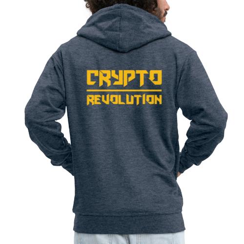 Crypto Revolution III - Men's Premium Hooded Jacket