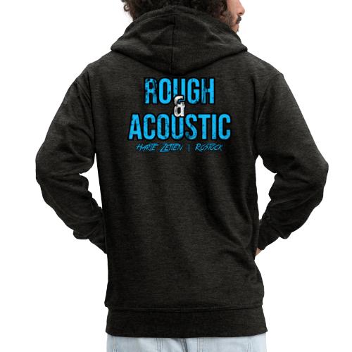 Rough & Acoustic Logo - Männer Premium Kapuzenjacke
