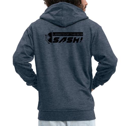 DJ SASH! Turntable 2020 Logo - Men's Premium Hooded Jacket