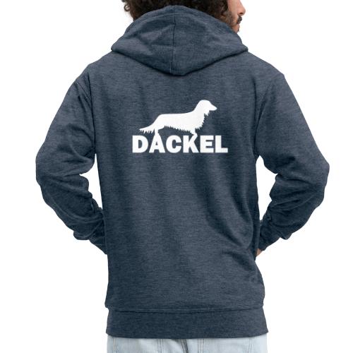 Dackel - Männer Premium Kapuzenjacke