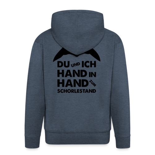Hand in Hand zum Schorlestand / Gruppenshirt - Männer Premium Kapuzenjacke