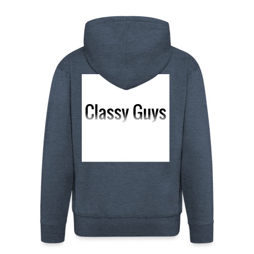 Classy Guys Simple Name - Men's Premium Hooded Jacket