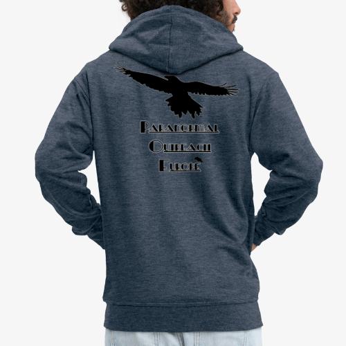 Raven gliding by patjila 2022 - Men's Premium Hooded Jacket