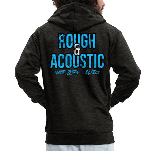 Rough & Acoustic Logo - Männer Premium Kapuzenjacke