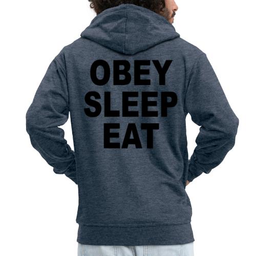 obey sleep - Veste à capuche Premium Homme