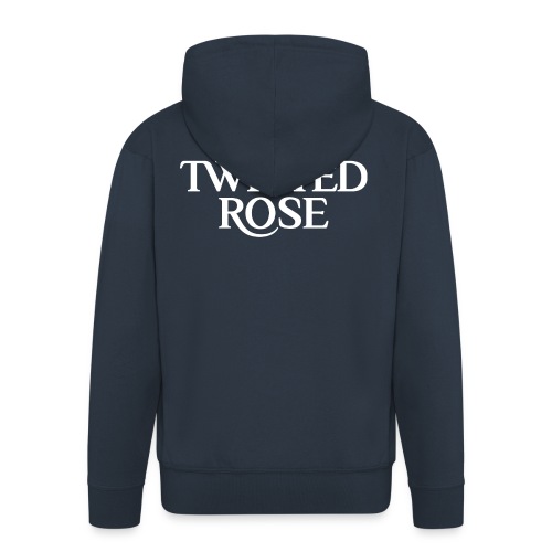 Twisted Rose Logo (B) - Männer Premium Kapuzenjacke