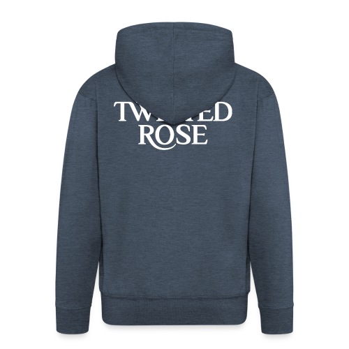 Twisted Rose Logo (B) - Männer Premium Kapuzenjacke