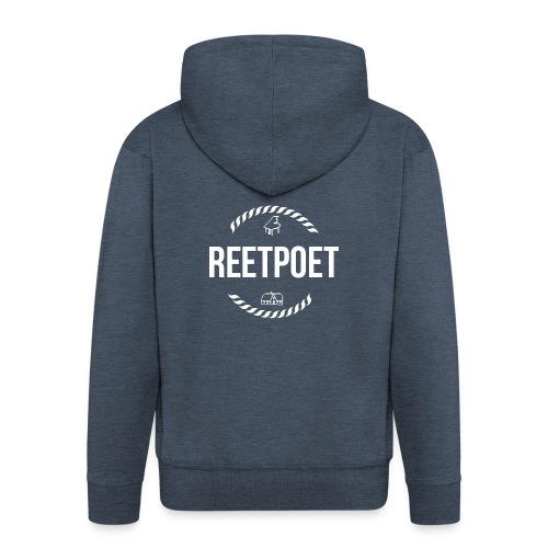 ReetPoet | Logo Weiß - Männer Premium Kapuzenjacke