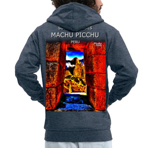 SOJA de los ANDES - Machu Picchu II - Chaqueta con capucha premium hombre