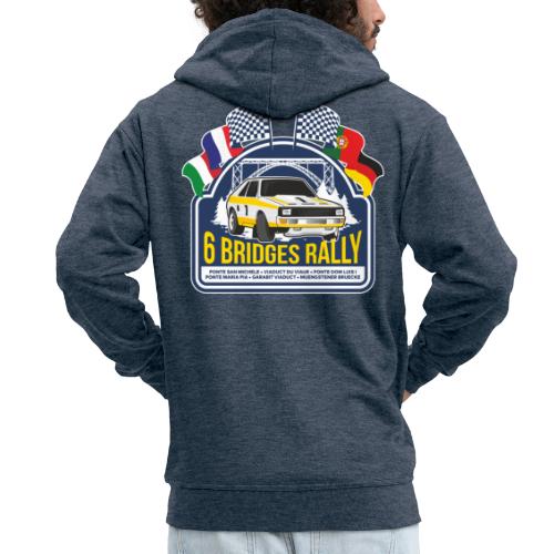 Rally Car Logo - Männer Premium Kapuzenjacke