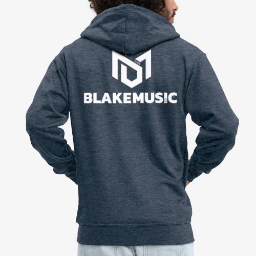 blAkeMusic Logo White - Herre premium hættejakke