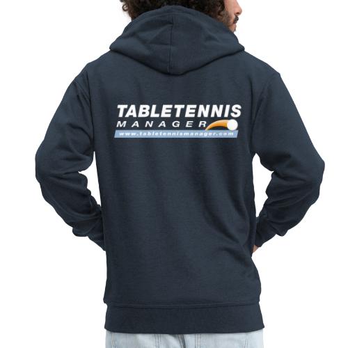 Table Tennis Manager weiss - Männer Premium Kapuzenjacke