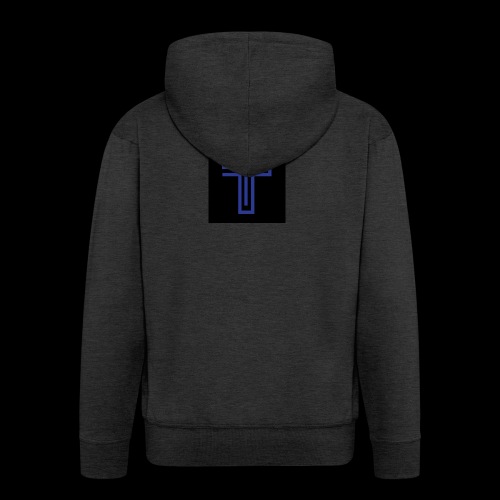 YT logo design - Men's Premium Hooded Jacket