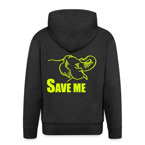 Asien-Elefant I Save Me - Männer Premium Kapuzenjacke