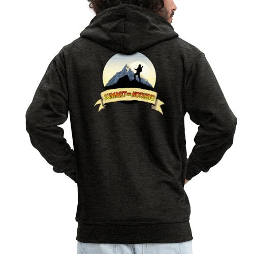Summit Or Nothing Logo NEW - Men's Premium Hooded Jacket