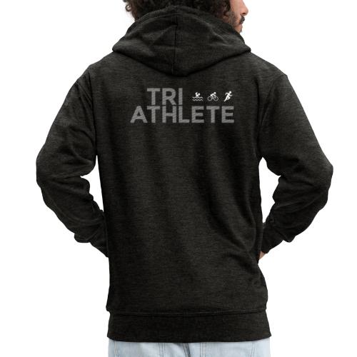 Triathlet Laufshirt Geschenk für Triathleten - Männer Premium Kapuzenjacke