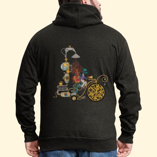 En vélo Steampunk - Veste à capuche Premium Homme