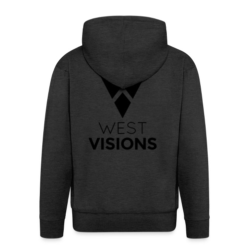 WestVision Logo schwarz - Männer Premium Kapuzenjacke