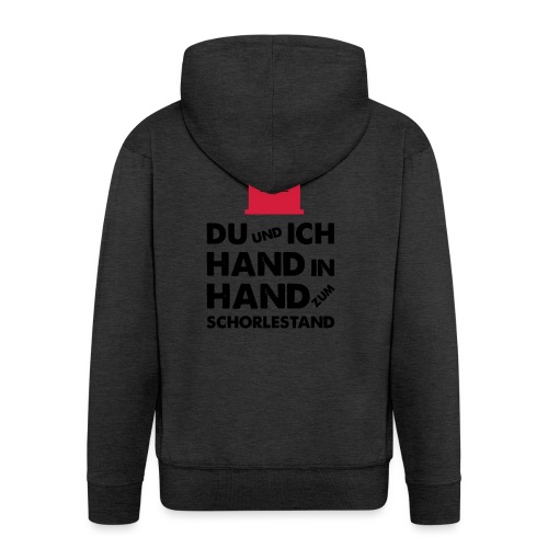 Hand in Hand zum Schorlestand / Gruppenshirt - Männer Premium Kapuzenjacke