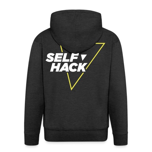 Selfhack Shirts 02 - Miesten premium vetoketjullinen huppari