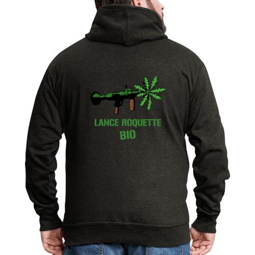 LANCE ROQUETTE BIO ! (cuisine, écologie) - Men's Premium Hooded Jacket