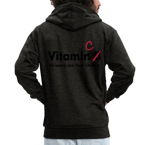 Vitamin C (JESUS shirts) - Männer Premium Kapuzenjacke