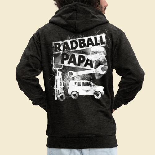 Radball | Papa - Männer Premium Kapuzenjacke