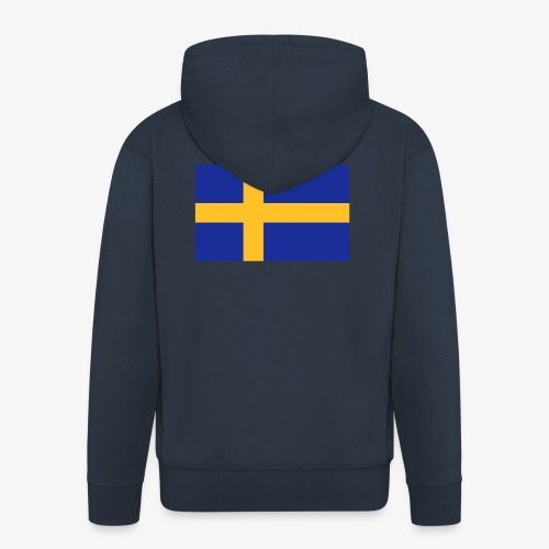 Svenska flaggan - Swedish Flag - Premium-Luvjacka herr