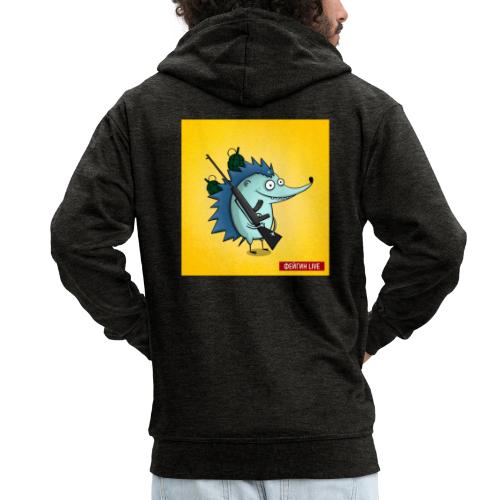 Hedgehog - Men's Premium Hooded Jacket