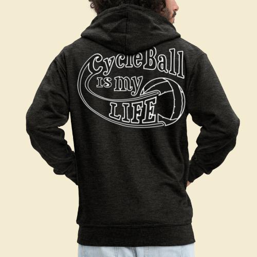 Radball | Cycle Ball is my Life - Männer Premium Kapuzenjacke