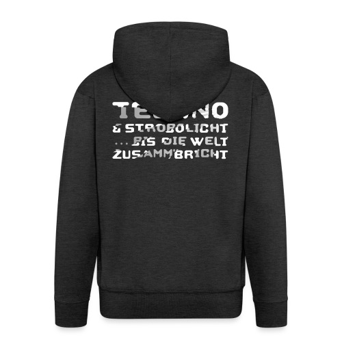 Techno & Strobo I - Männer Premium Kapuzenjacke