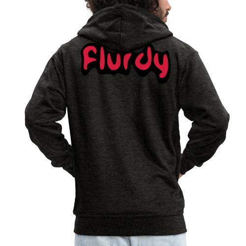 flurdy warped - Men's Premium Hooded Jacket