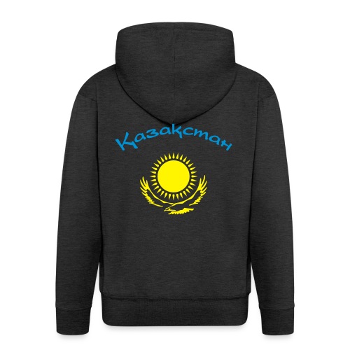 Kasachstan / Казахстан 2color - Männer Premium Kapuzenjacke